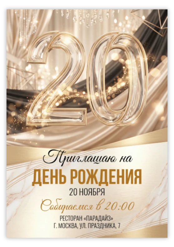 Юбилей 20 лет