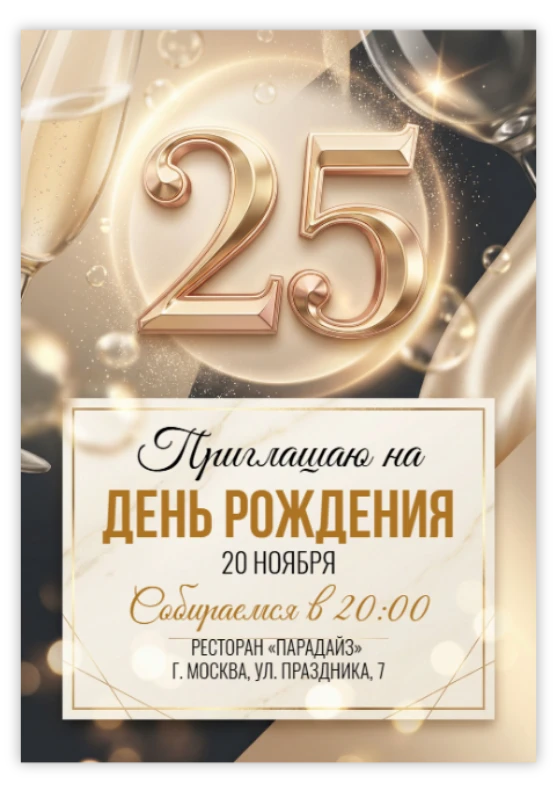 25 лет