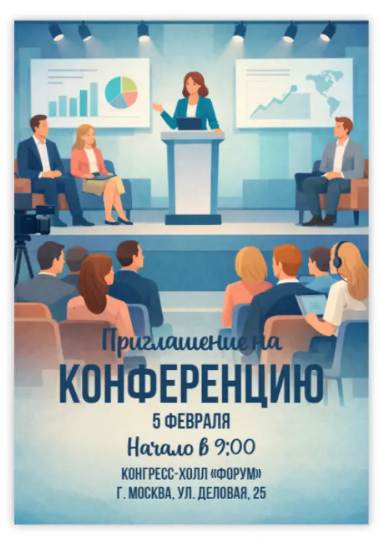 Приглашение на конференцию