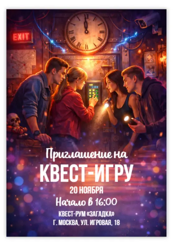 Приглашение на квест